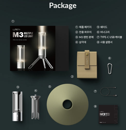 Lumena M3 Multiple LED Lantern 戶外電筒營燈